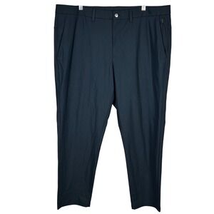 CRZ YOGA Mens Golf Pants 40W 30L True Navy Athletic Fit Zipper Pocket NWT